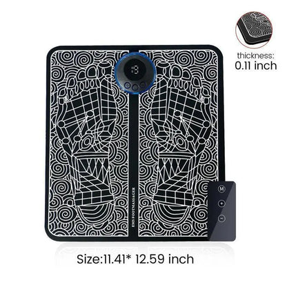 Recharge Your Feet with Our Portable USB Foot Massager Mat - The Ultimate Relief Device for Men, Women, and Families!