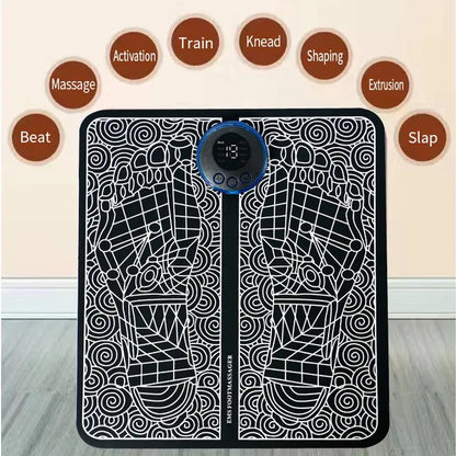 Recharge Your Feet with Our Portable USB Foot Massager Mat - The Ultimate Relief Device for Men, Women, and Families!